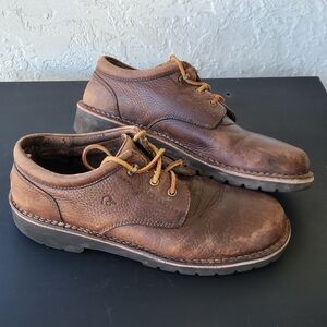 Vintage Men’s Oxford Shoes Distressed Chunky Y2K Boho Size 12